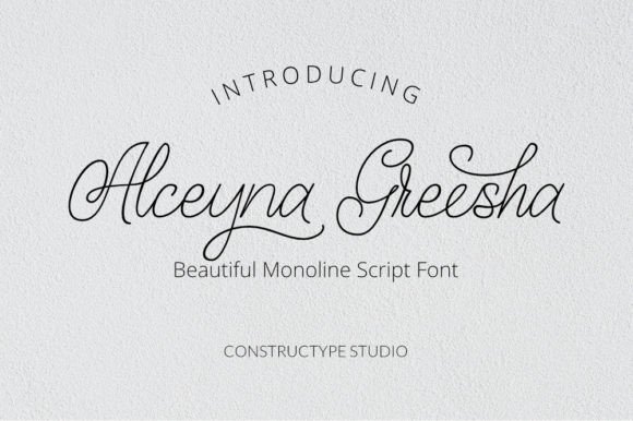 Alceyna Greesha Font