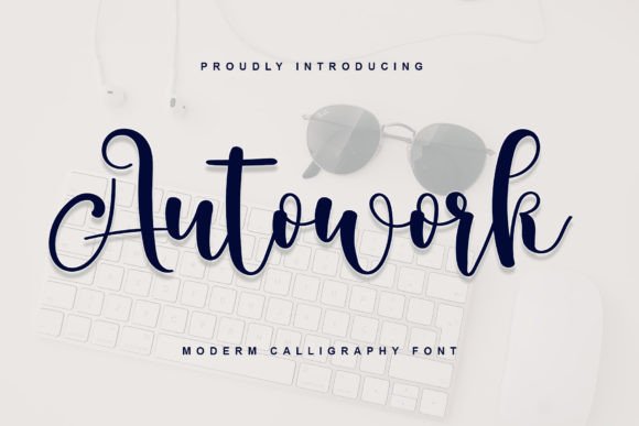 Autowork Font: A Luxurious Script for Digital Branding