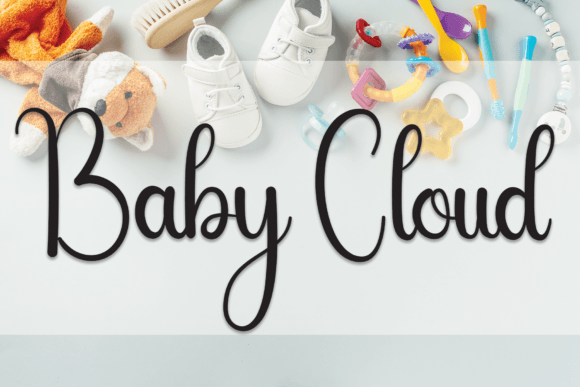 Baby Cloud Font for Branding and Creative Projects