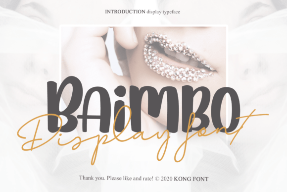 Baimbo: A Playful Handwritten Font for Modern Campaigns