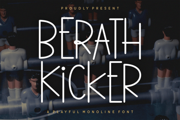 Berath Kicker: A Playful Script Handwritten Font for Digital Design