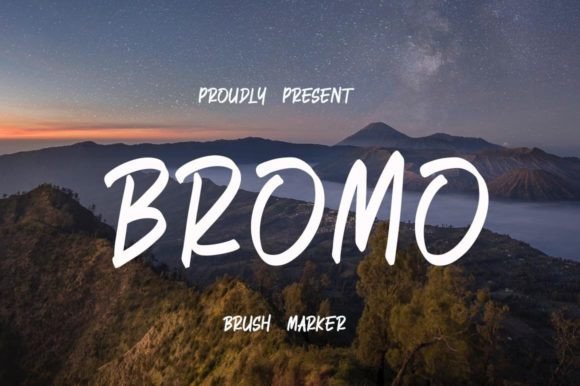 Bromo: A Handwritten Font That Elevates Digital Branding