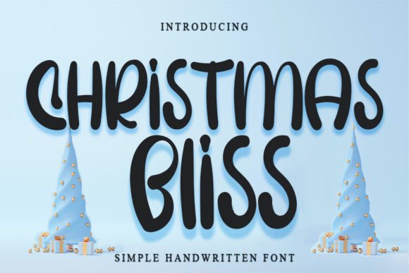 Christmas Bliss Font: Elegant Script for Editorial Design