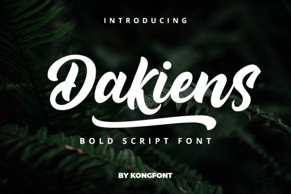 Dakiens Font: A Bold Handwritten Style for Your Projects