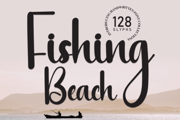 Fishing Beach Font: A Charming Script for Craft Creators