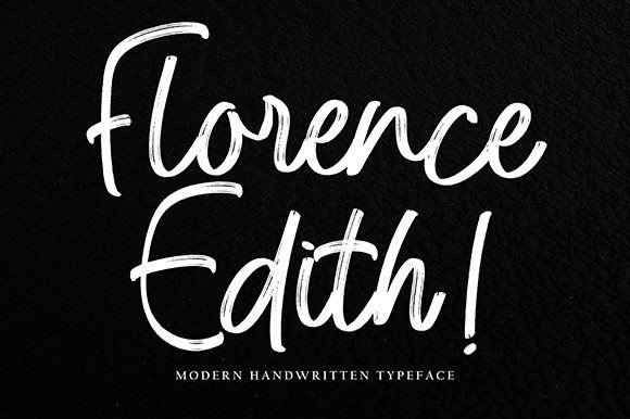 Florence Edith: A Fresh Script Font for Creative Branding