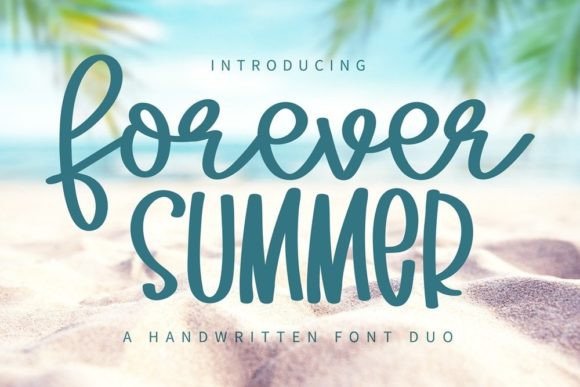 Forever Summer Font: A Sweet Script for Memorable Branding