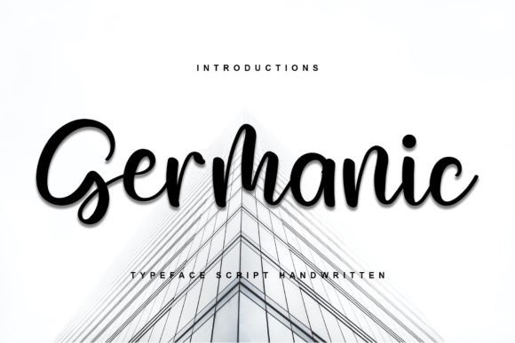 Germanic Font: A Stylish Script for Creative Makers