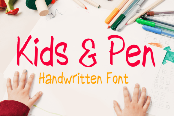 Kids Pen Font for a Playful Brand Touch