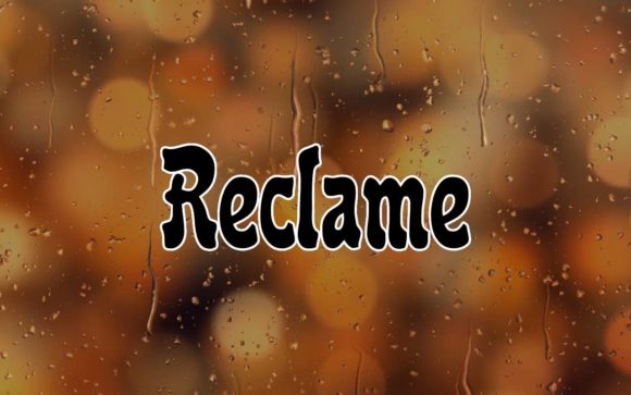 Reclame Font: A Beautiful Typeface for Creative Crafters