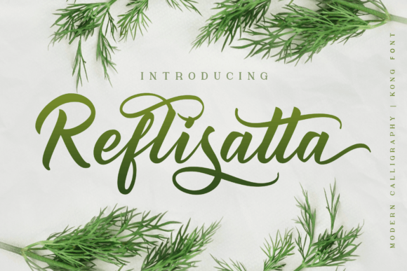 Reflisatta: A Playful Handwritten Font for Creative Branding