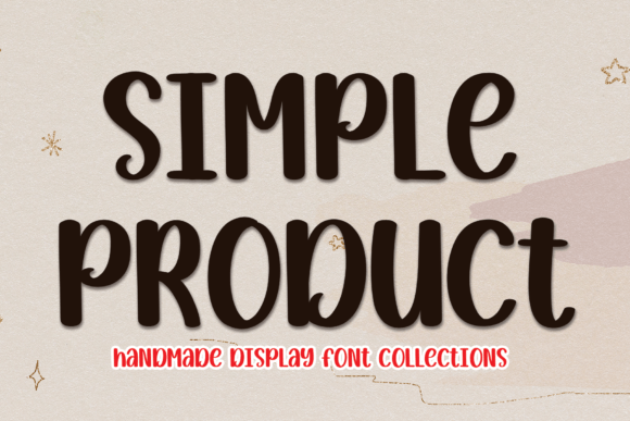 Simple Product Font: A Sweet Handwritten Typeface for Creative Branding