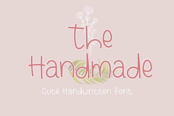 The Handmade Font for Creative Branding and Design Projects