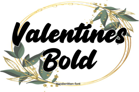 Valentines Bold: A Handwritten Font for Creative Branding
