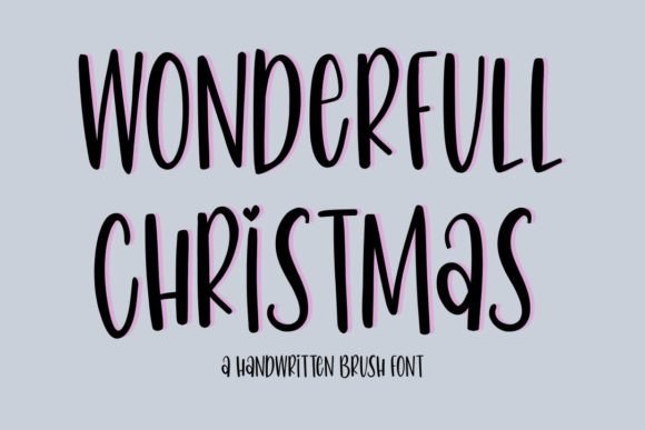 Wonderfull Christmas Font for Festive Web Design