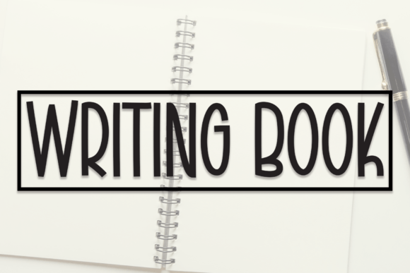 Writing Book Font: A Script Handwritten Typeface for Digital Branding