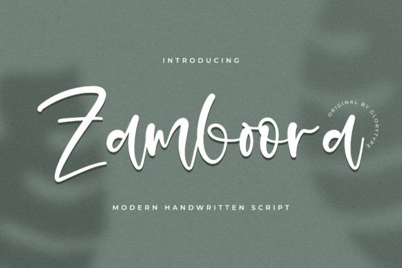 Zamboora Font: A Timeless Script for Digital Design